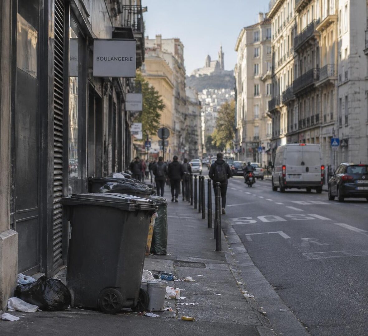 à marseille, la rue de la république porte encore les traces des mobilisations qui ont marqué son histoire et façonné son paysage urbain.